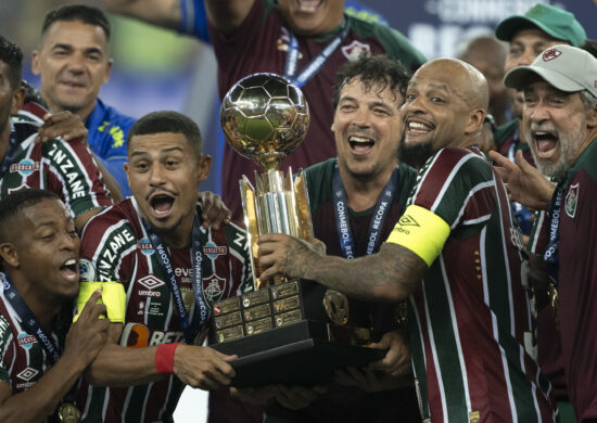 Fluminense celebra conquista da Recopa - Foto: Jorge Rodrigues/Estadão Conteúdo