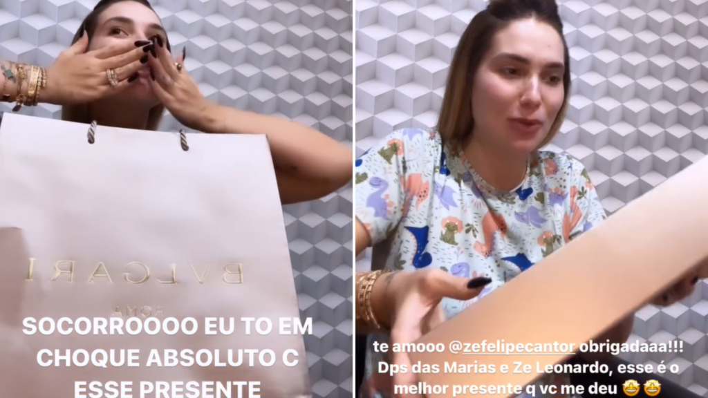 Vírgina Fonseca ganha presente antecipado de Zé Felipe - Foto: Reprodção/Instagram @virginia