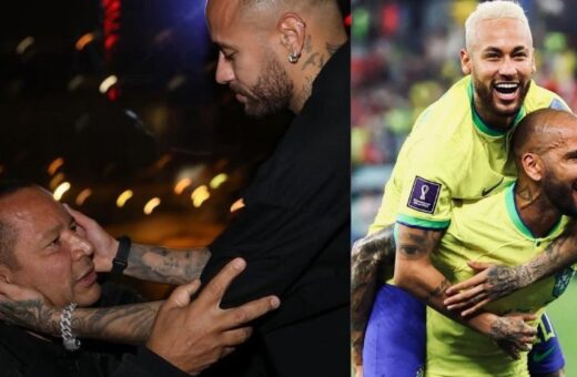 O pai de Neymar usou as redes sociais para negar que esteja ajudando