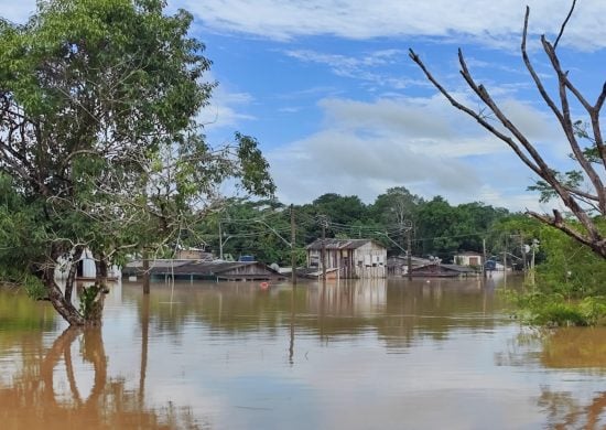 Rio Branco enfrenta segunda maior cheia - Foto: Chields souza