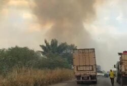 Queimadas em Roraima, BR-174