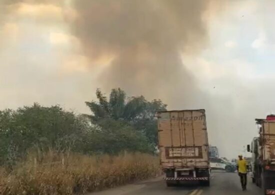 Queimadas em Roraima, BR-174