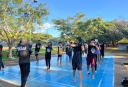 Ação "Tatame da Vida" reúne cerca de 50 jovens interessados em artes marciais em Palmas