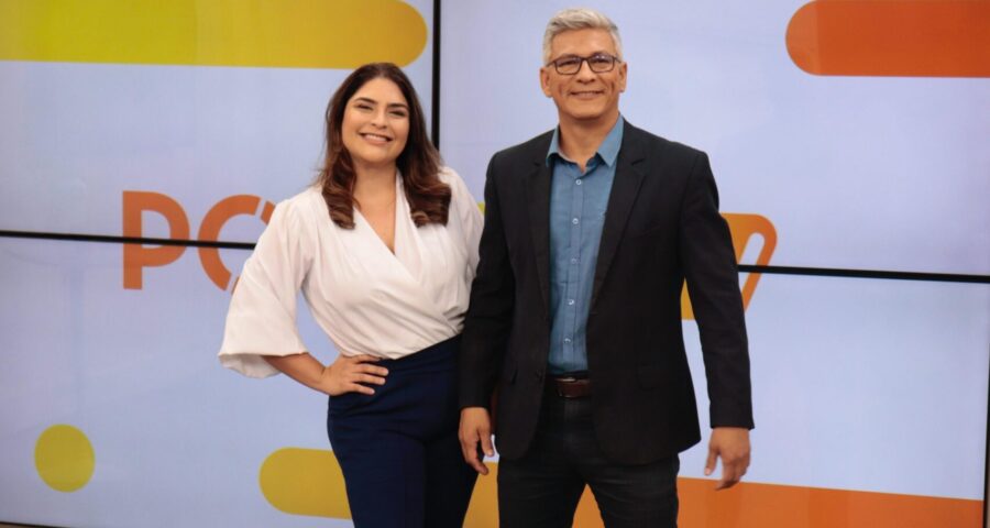 Programa Povo na TV estreou nesta segunda-feira (18), com a apresentação de Samira Benoliel e Valter Frota - Foto: José Lima Jr./GNC