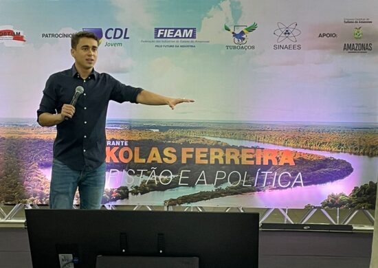 Nikolas Ferreira palestra em Manaus na tentativa de unir eleitores da direita - Foto: Ed Salles/Portal Norte