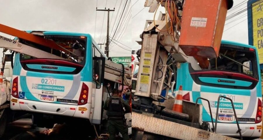 Acidente aconteceu no Bairro Messejana, em Fortaleza