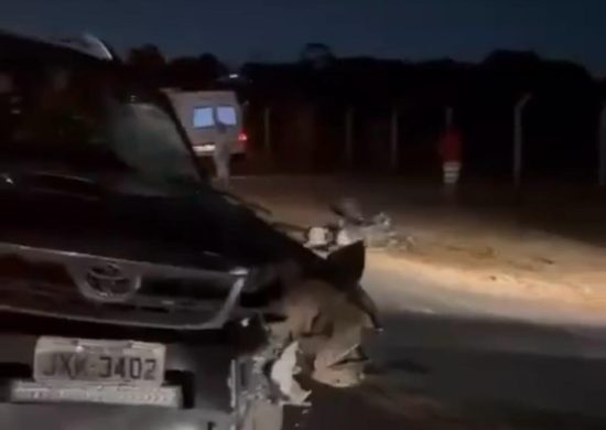 Acidente em Boa Vista: Motociclista morre após bater contra caminhonete na BR-174