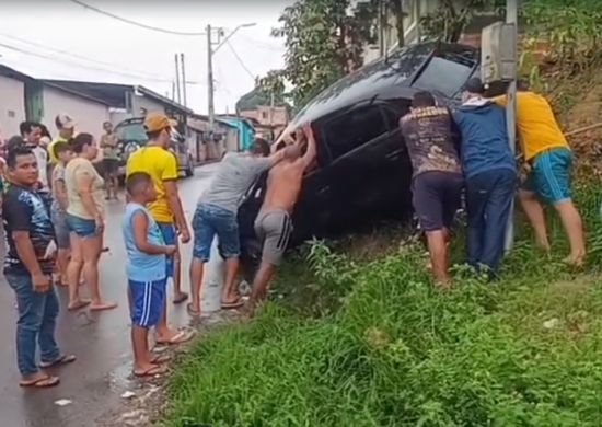 Criminosos criam embocada para motorista de aplicativo em Manaus - Foto: Reprodução/WhatsAppa
