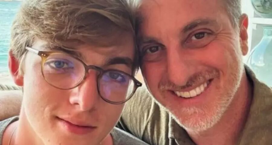 Luciano Huck com o filho, Joaquim