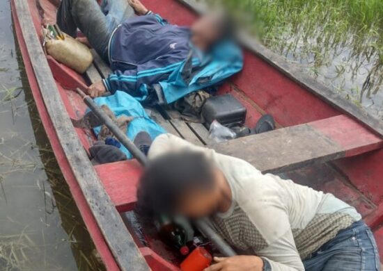 Pescadores são atacados por “piratas do rio” em Tonantins - Foto: Reprodução/Whatsapp