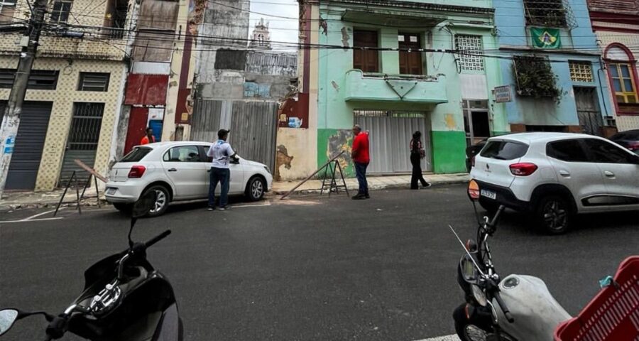 Prédio histórico foi destruído no Centro de Manaus - Foto: Divulgação/Implurb