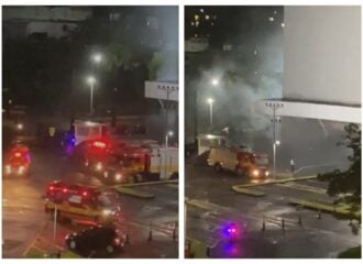 Princípio de incêndio atinge Shopping Ponta Negra - Foto: Reprodução/WhatsApp