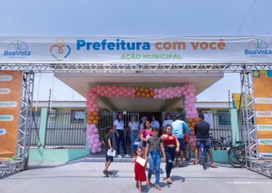 Ação "Prefeitura com Você" - Foto: Prefeitura de Boa Vista