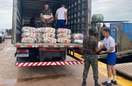 Exército distribuiu mais de 76 toneladas de alimentos - Foto: CMA