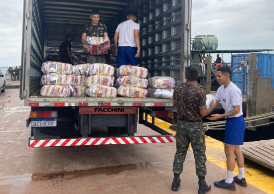 Exército distribuiu mais de 76 toneladas de alimentos - Foto: CMA
