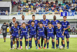 Equipe titular do São Raimundo-RR na disputa do Campeonato Roraimense - Foto: São Raimundo/Instagram