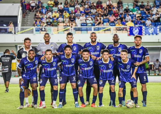 Equipe titular do São Raimundo-RR na disputa do Campeonato Roraimense - Foto: São Raimundo/Instagram