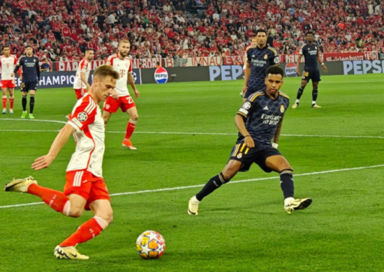 Partida de ida das semifinais da Champions League terminou empatada - Foto: Reprodução/X @ChampionsLeague