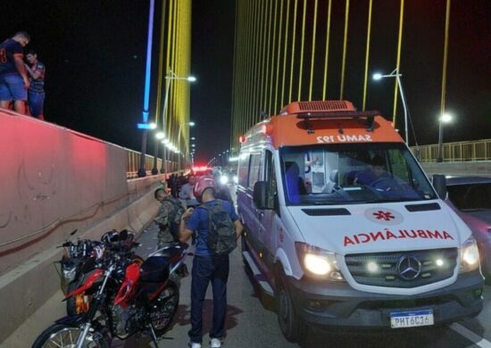Duas pessoas ficaram gravemente feridas na Ponte Jornalista Phelippe Daou