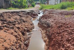 Moradores do Conjunto Habitar Brasil reclamam do abandono - Foto Chields Souza