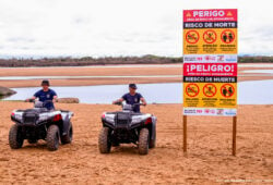 Placas alertam sobre riscos de afogamentos em Boa Vista-RR