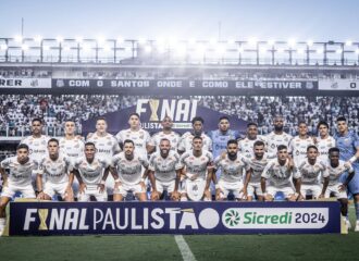 Santos venceu o jogo de ida da final do Paulistão 2024 por 1 a 0 - Foto: Raul Baretta/Santos FC