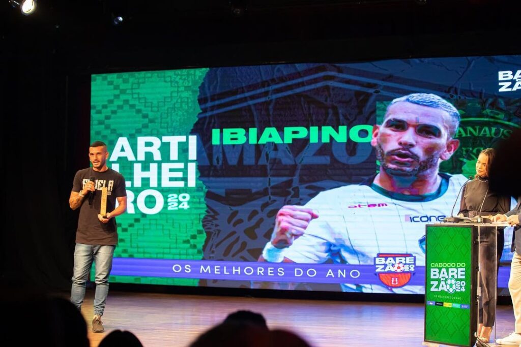 Rafael Ibiapino foi artilheiro e eleito um dos melhores atacantes do Barezão 2024 - Foto: Ismael Monteiro/Manaus FC