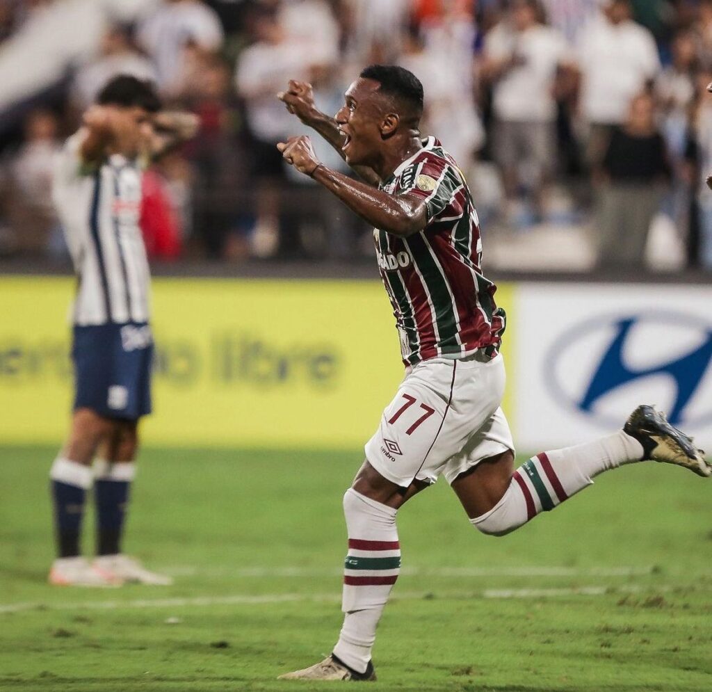 Marquinhos marcou o gol de empate do Fluminense - Foto: Lucas Merçon / FFC