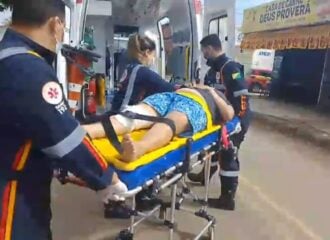 Passageira de moto app fica ferida em acidente de trânsito - Foto: Divulgação