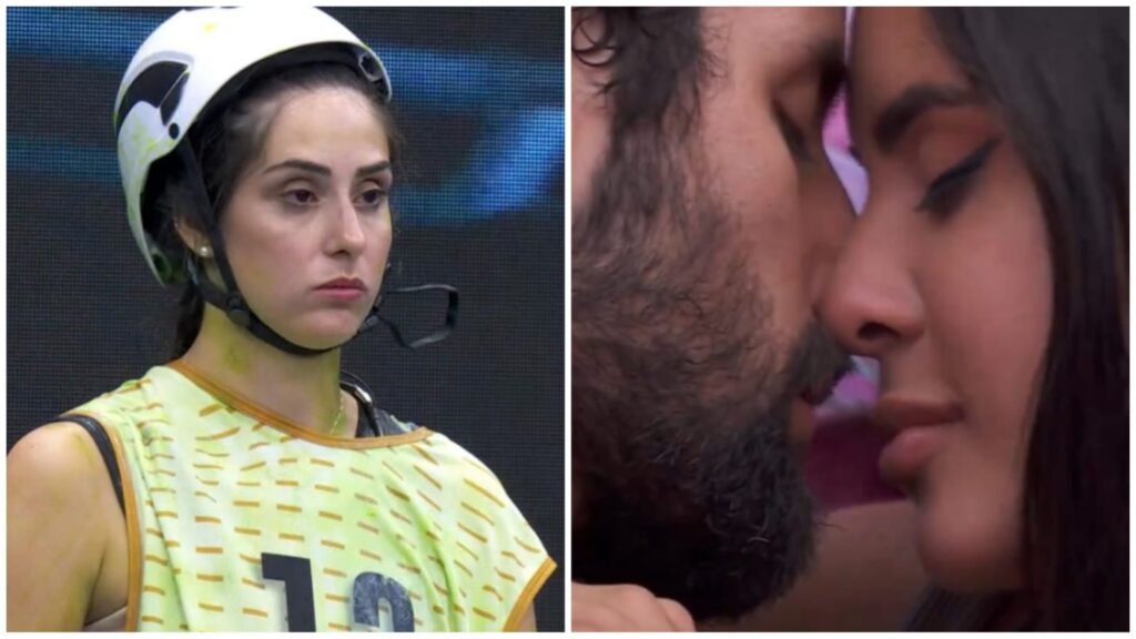 Matteus e Deniziane tiveram um breve relacionamento no reality - Foto: Reprodução/TV Globo