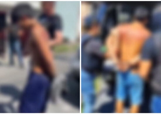 Dupla é presa suspeita de estuprar adolescente de 12 anos. Foto: Reprodução/TV Norte Amazonas