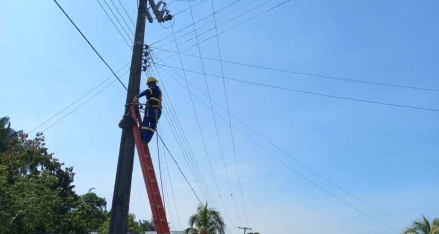 Interrupções de energia são para obras de adequação. Imagem: Divulgação/Amazonas Energia