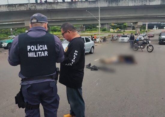 Motociclista trafegava na Zona Sul de Manaus - Foto: Reprodução/WhatsApp