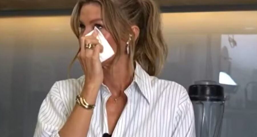 Gisele Bündchen durante entrevista no Mais Você esta semana. Imagem: Reprodução/TV Globo