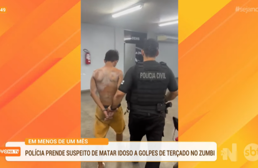 Homem foi preso pela PC-AM na noite de quarta-feira (17) - Foto: Reprodução/TV Norte Amazonas