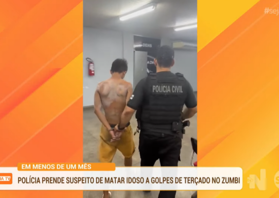Homem foi preso pela PC-AM na noite de quarta-feira (17) - Foto: Reprodução/TV Norte Amazonas