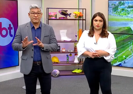 Samira Benoliel e Valter Frota - Foto: Reprodução/TV Norte Amazonas