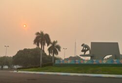 Qualidade do ar em Roraima- monumento aos garimpeiros