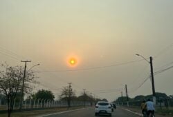 Qualidade do ar em Roraima- nascer do sol