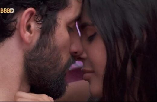 Matteus e Isabelle se beijam pela 1ª vez - Foto: Reprodução/TV Globo