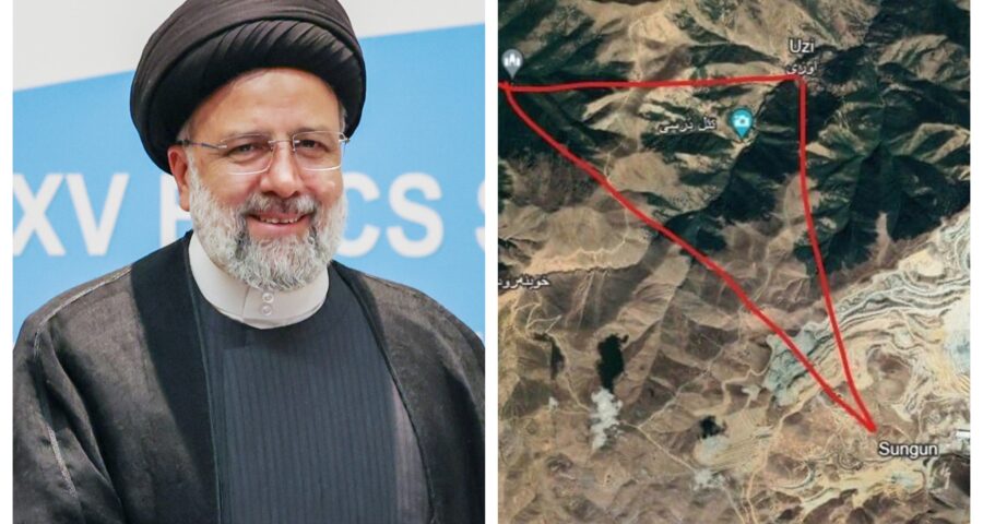 Helicóptero que transportava presidente do Irã caiu em floresta - Foto: Reprodução