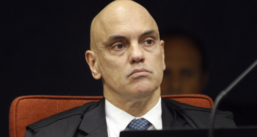 Ministro Alexandre de Moraes durante sessão no STF Foto: Nelson Jr./SCO/STF