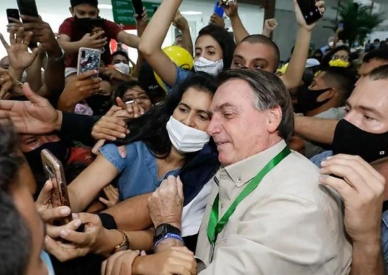 Bolsonaro visita a capital amazonense em apoio ao Pré-Candidato à Prefeitura da cidade, Capitão Alberto Neto- Foto: Alan Santos/PR