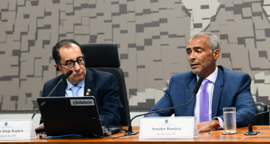 A CPI das apostas esportivas ouviu o ex-árbitro Glauber do Amaral Cunha - Foto: Marcos Oliveira/Agência Senado