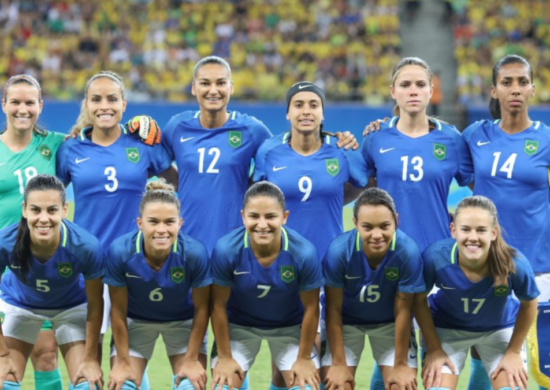 A Seleção Feminina disputou, em Manaus, uma de suas partidas de futebol nas Olimpíadas de 2016 - Foto: Ricardo Stuckert/CBF