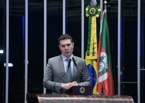 O ministro de Estado das Cidades, Jader Barbalho Filho, Ministro Jader Filho fala no Senado sobre catástrofe no RS. Foto: Pedro França/Agência Senado