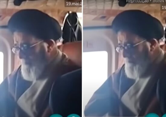 Imagens do presidente Ebrahim Raisi no helicóptero antes de morrer foram exibidas pela TV estatal iraniana