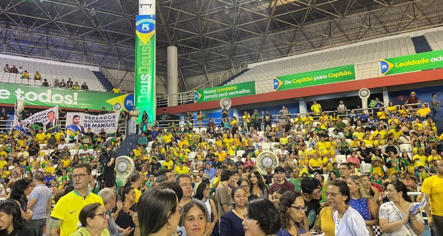 Evento com Bolsonaro reúne multidão em Manaus - Foto: Ed Salles/Portal Norte