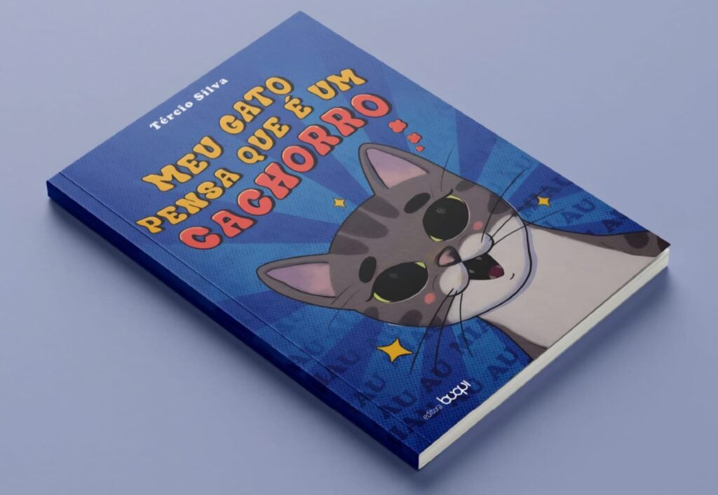 O livro ‘Meu Gato pensa que é um Cachorro’ é uma obra do diretor amazonense Tércio Silva - Foto: Divulgação