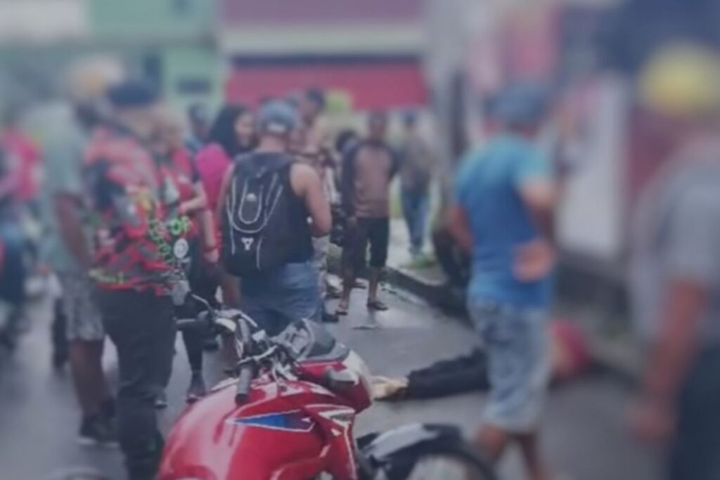 Suspeito foi atropelado na Avenida Camapuã. Imagem: Divulgação